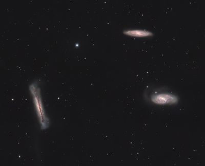 The Leo Triplet (M 65, M 66, NGC 3628) - Astrophotography