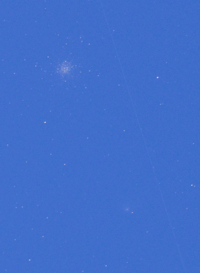 M10 и комета C/2017 K2 - астрофотография