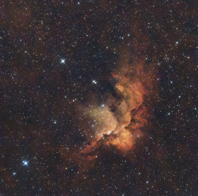 NGC7380 - The Wizard Nebula - Astrophotography