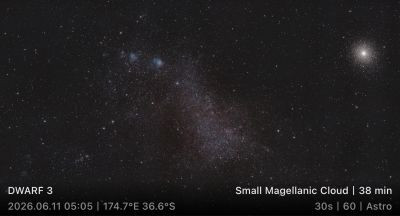 Small Magellanic Cloud & 46 Tucana - Astrophotography
