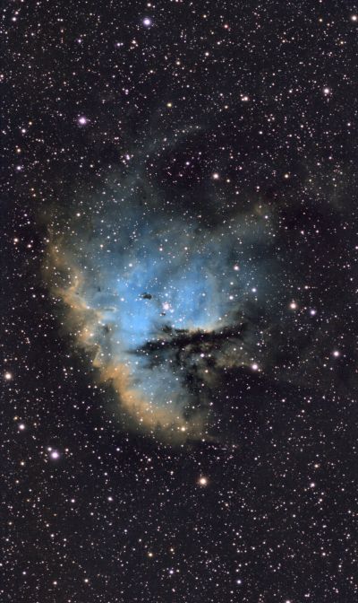 Туманность NGC281 Pacman в SHO