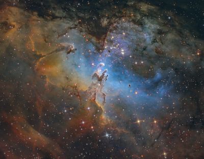 M 16, The Pillars of Creation (HST)(2)