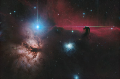 IC434 и NGC 2024 / Туманности Конская голова и Пламя