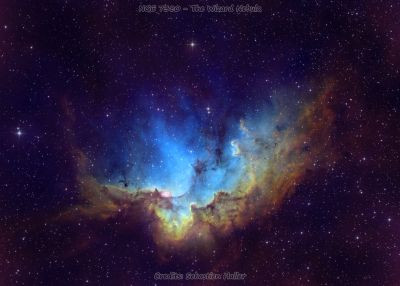 SH 2-142 - NGC 7380 - The Wizard Nebula - Astrophotography