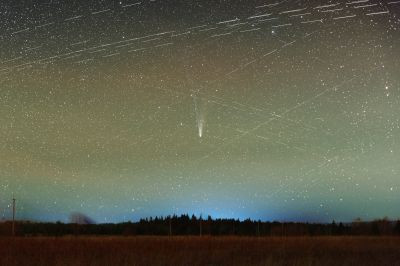 Lemmon on a fixed fifty-kopeck piece - Astrophotography