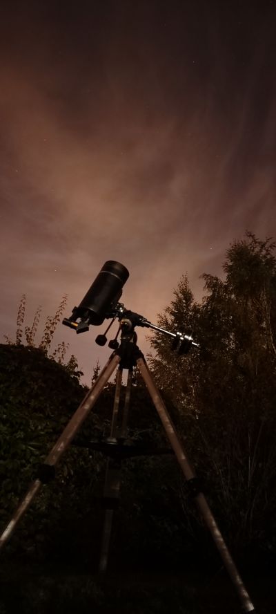 Levenhuk Skyline 127 MAK под звëздным небом! 