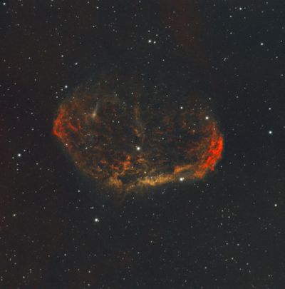 NGC6888 — эмиссионная туманность "Серп" в Лебеде