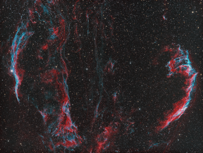 NGC 6960, NGC6995 и ежи с ними