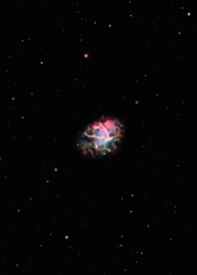 M1 (NGC 1952) Crab Nebula in the constellation Taurus - Astrophotography