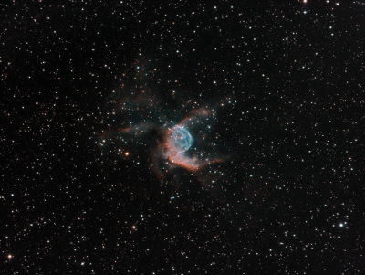 NGC2359/Gum4 (Emission Neb.) Thor's Helmet HOO
