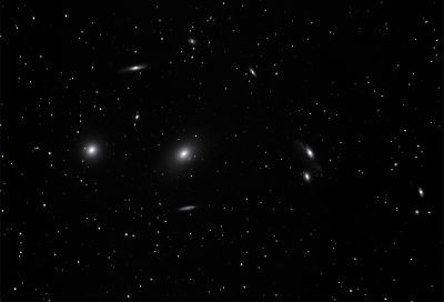 NGC 4438 and NGC 4435 - The Eyes Galaxies
