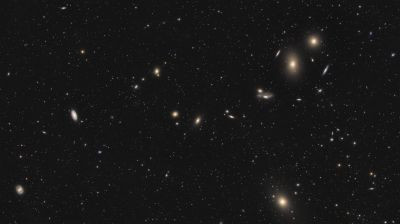 Markarian Chain wide view - Astrophotography