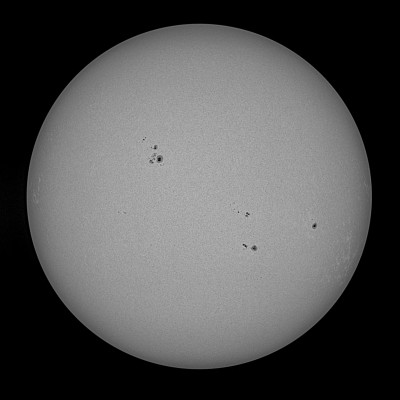 Active Sun with sunspot groups on August 1, 2026 - Astrophotography
