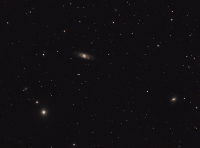 Скопление галактик NGC 4274, NGC 4278, NGC 4173