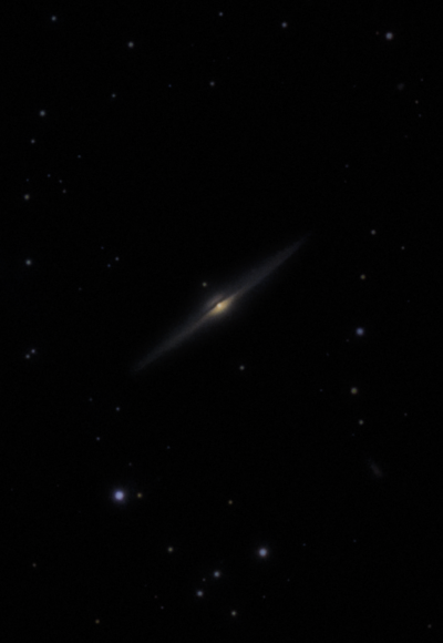 Спиральная галактика в созвездии Волосы Вероники NGC 4565 «Игла»