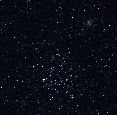 Рассеянные скопления М35 и NGC 2158 - астрофотография
