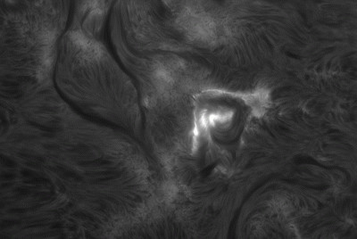 Fading of the flare [detailed animation bin1], 26.08.2026 - Astrophotography