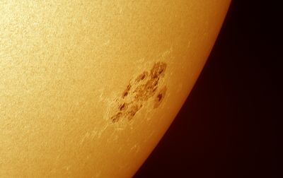 Фотосфера Солнца 4 сентября 2022 года - астрофотография