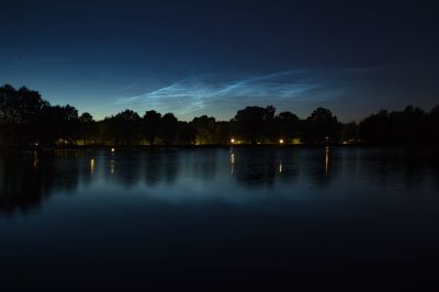 Серебристые облака в Москве 15.06.2022 23:48 МСК