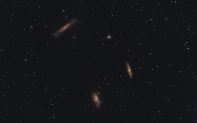 "Триплет Льва" M65, M66, NGC 3628
