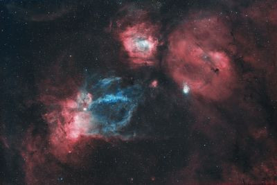 Claw, bubble, and others /Sh2-157, NGC 7635, etc./ - Astrophotography