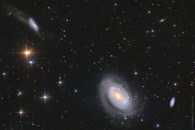 Район NGC4725 в LRGB