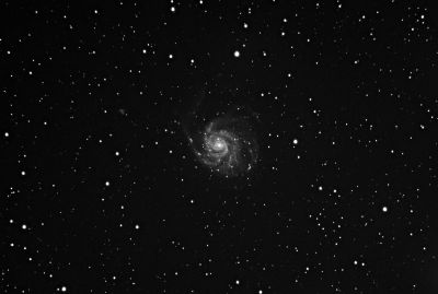 Test M101 - The Pinwheel Galaxy in mono