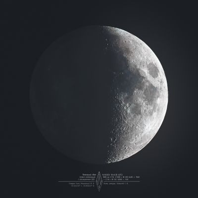 Moon with earthshine - Astrophotography