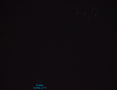 Уран и М45 (Плеяды). 30.09.25