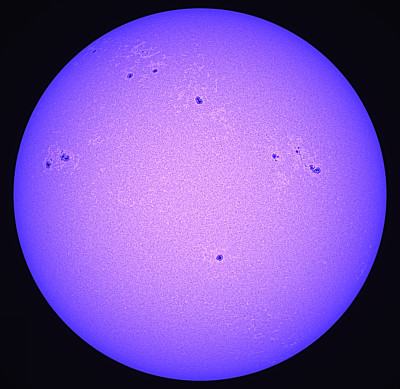 Chromosphere in CaK from March 29, 2026 - Astrophotography