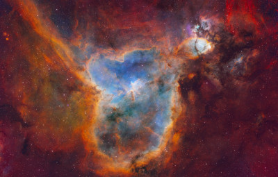 IC 1805 Flaming Heart - Astrophotography