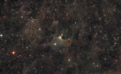 Туманность Призрак! (Шарплесс 2-136, Sh2-136, VdB 141) - астрофотография