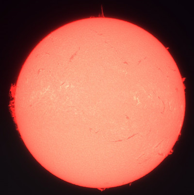 Hydrogen Sun 21.02.2026 - Astrophotography