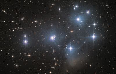 M 45 ("Плеяды") - астрофотография