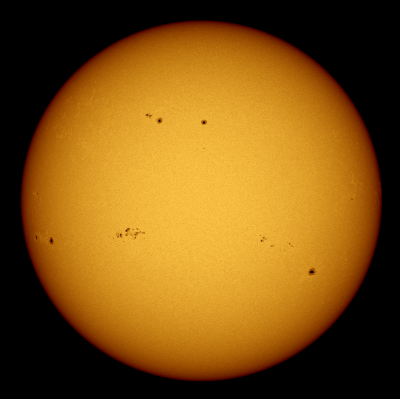 Фотосфера Солнца - астрофотография