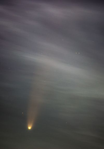Комета C/2020 F3 (NEOWISE) 1000mm - астрофотография