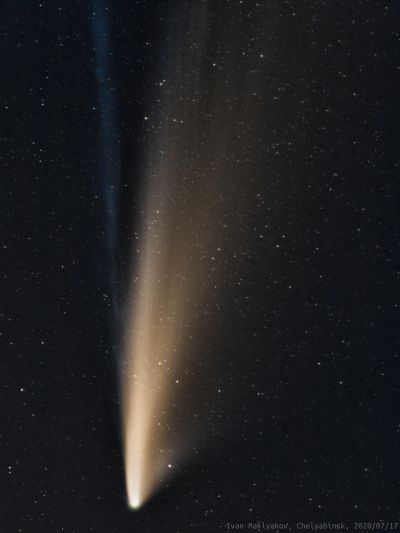 Комета C/2020 F3 (NEOWISE). - астрофотография