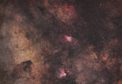 The Eagle and Omega Nebulae - Astrophotography