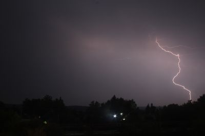 Сильная гроза в НСК