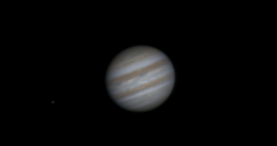 Jupiter and Io (moon) 05.01.2025