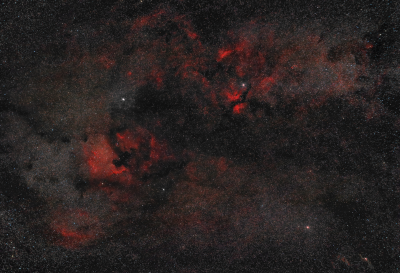 Туманности созвездия Лебедь