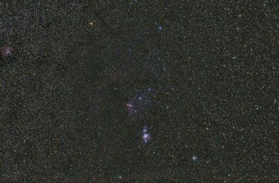 Созвездие Ориона , зачатки водорода