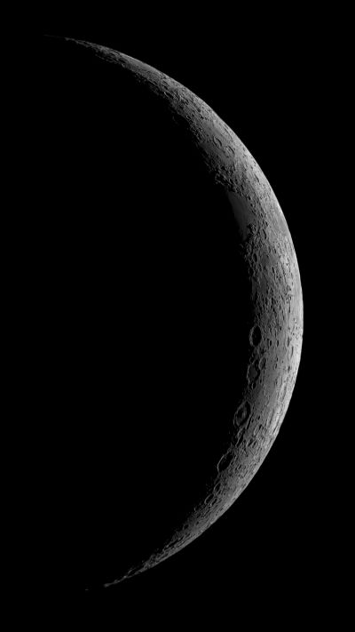 Луна 24 марта 2023 - астрофотография
