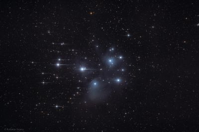 Плеяды M45 - астрофотография