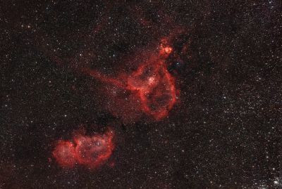 Туманности Душа и Сердце - Astrophotography