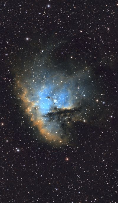 Туманность NGC281 Pacman в SHO