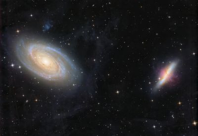 Duet of Bode's Galaxy (M81) & The Cigar Galaxy (M82) - Astrophotography