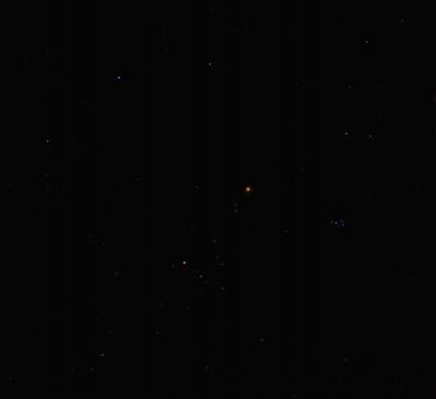 Бетельгейзе,Альдебаран и Плеяды.Ещё версия.