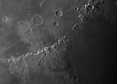 Moon: Montes Apenninus - астрофотография