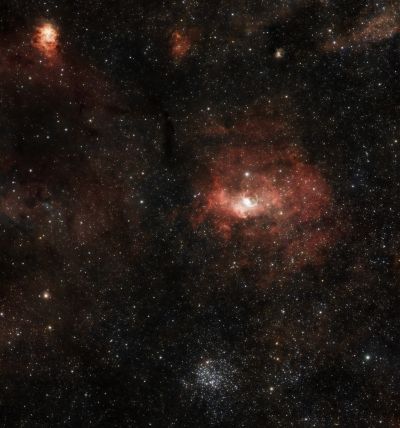 NGC 7635, NGC 7538, M 52 Пузырь, Северная Лагуна и Проседь Кассиопеи